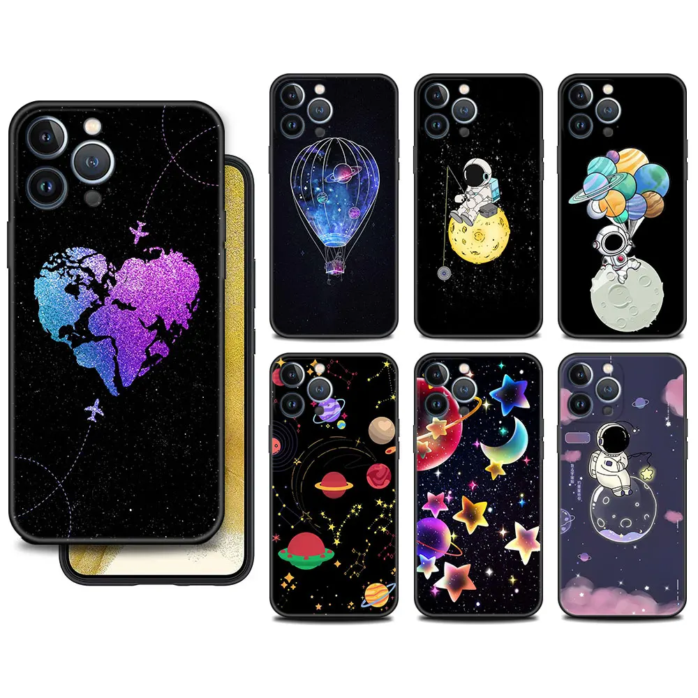 Case For Apple iPhone 11 13 14 12 Pro 7 Plus XR X XS Max 6 6S 13Pro Max Black Silicone Phone Funda Fashion Astronaut
Case For Apple iPhone 11 13 14 12 Pro 7 Plus XR X XS Max 6 6S 13Pro Max Black Silicone Phone Funda Fashion Astronaut