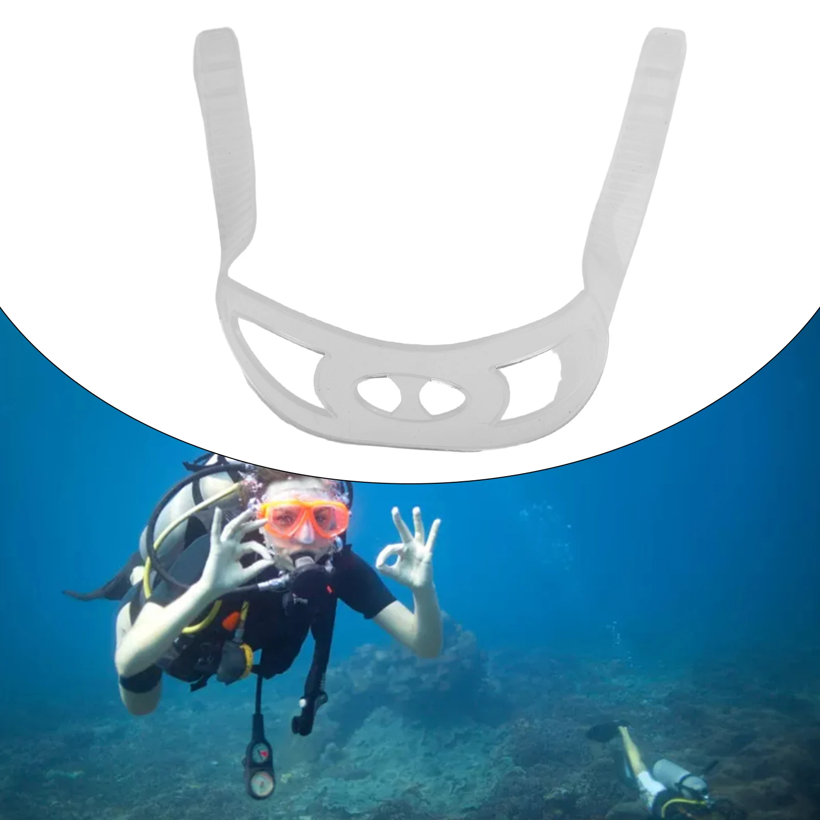 Silicone Scuba Diving Snorkeling Face Guard Strap 55*2cm Adjustable Swimming Glasses Strap Diving For Different Head Sizes
Silicone Scuba Diving Snorkeling Face Guard Strap 55*2cm Adjustable Swimming Glasses Strap Diving For Different Head Sizes