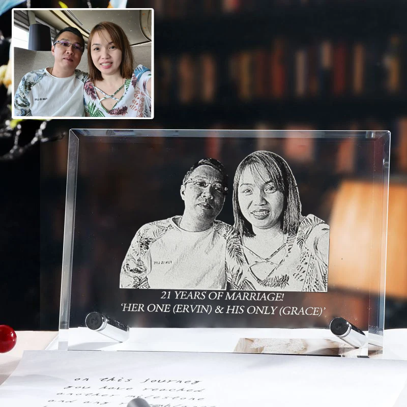 Custom Crystal Glass Clear Photo Frame Laser Engrave Personalized Room Ornaments Birthday Gift Family Lovers Wedding Souvenir
Custom Crystal Glass Clear Photo Frame Laser Engrave Personalized Room Ornaments Birthday Gift Family Lovers Wedding Souvenir