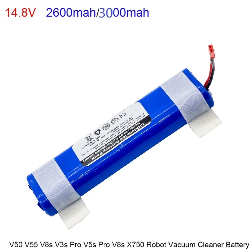 

14.8V 2600mAh 3000mAh Rechargeable Battery For ILIFE V3s V5s V8s DF45 DF43 V3 X3 V50 V55 V5Lpro Robotic Cleaner Parts