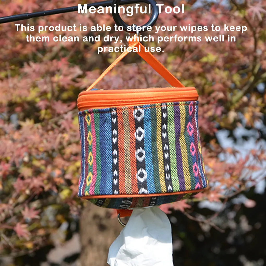 Outdoor Tissue Bag Napkin Container National Style Parts Paper Towel Holder Polyester Camping Hiking Accessories
Outdoor Tissue Bag Napkin Container National Style Parts Paper Towel Holder Polyester Camping Hiking Accessories