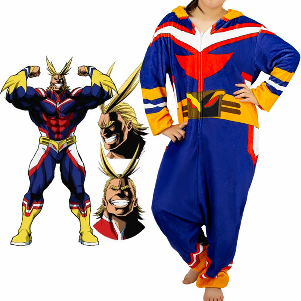 Adult Unisex Cartoon Pajamas Anime My Hero Academia All Might Cosplay Bathrobe Flannel Jumpsuit
Adult Unisex Cartoon Pajamas Anime My Hero Academia All Might Cosplay Bathrobe Flannel Jumpsuit