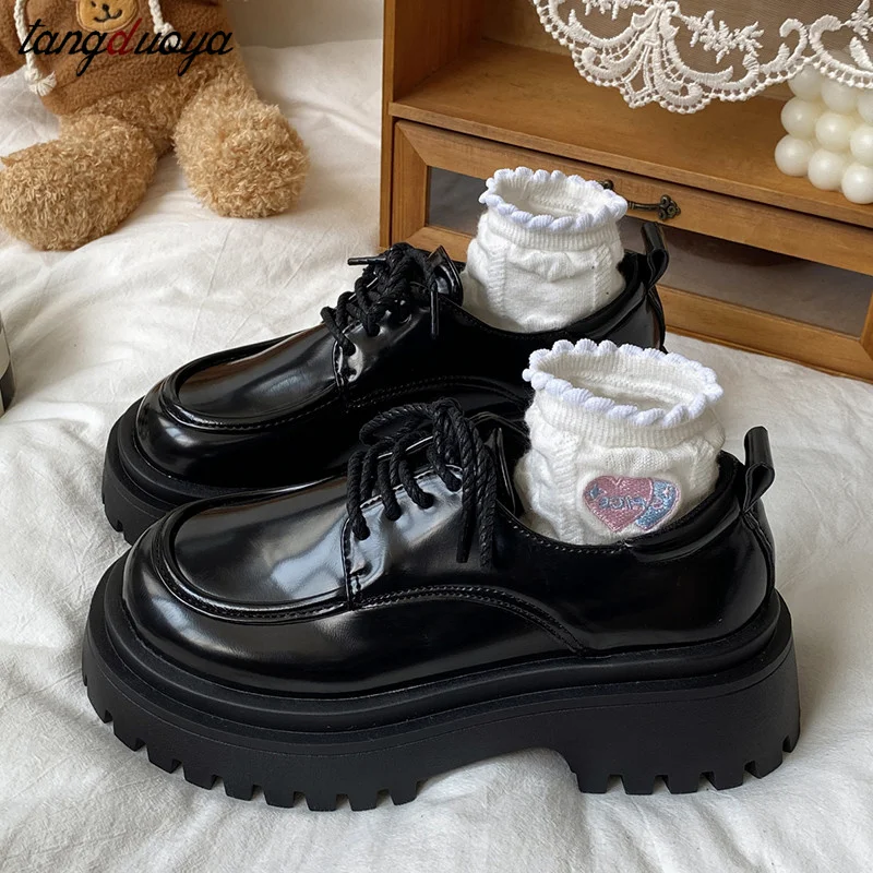 white Women Oxfords 2022 Spring Autumn Casual Platform Shoes Lace Up Leather Shoe Sewing Fashion Round Toe Chunky mary janes
white Women Oxfords 2022 Spring Autumn Casual Platform Shoes Lace Up Leather Shoe Sewing Fashion Round Toe Chunky mary janes
