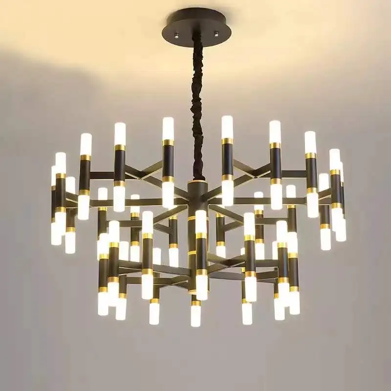 Art Design LED Chandelier Lighting Wrought Iron Black Body Pendant Lamp Postmodern G4 Bulb Living Bedroom Decor Ceiling Light
Art Design LED Chandelier Lighting Wrought Iron Black Body Pendant Lamp Postmodern G4 Bulb Living Bedroom Decor Ceiling Light