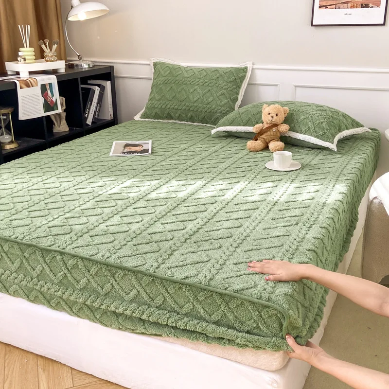 Tuff Full Fitted Sheet Mattress Protector Thickened Milk Fleece Fitted Sheet Without Pillow Case Bed Cover Mattress Cover
Tuff Full Fitted Sheet Mattress Protector Thickened Milk Fleece Fitted Sheet Without Pillow Case Bed Cover Mattress Cover