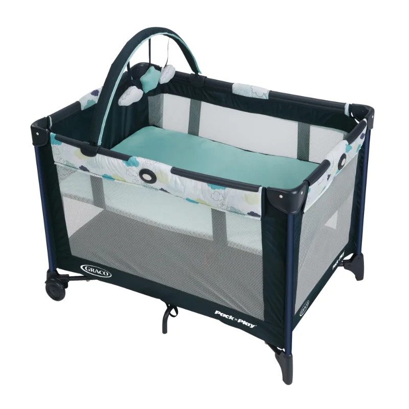 Pack 'n Play On the Go Playard with Bassinet, Stratus Portable Baby Children's Bed Bases Frames Automatic Folding Feet Wheels
Pack 'n Play On the Go Playard with Bassinet, Stratus Portable Baby Children's Bed Bases Frames Automatic Folding Feet Wheels