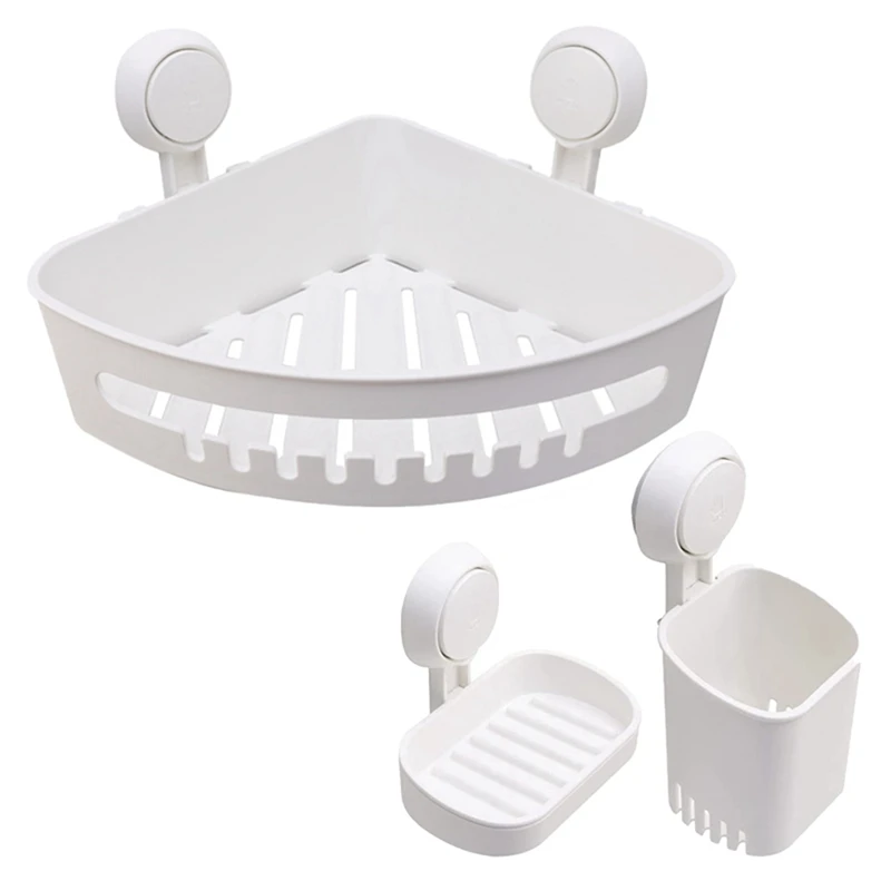 HOT SALE Corner Shower Caddy Suction Cup Storage Basket +Toothbrush Holder + Soap Dish, DIY Drill-Free Removable Shower Organize
HOT SALE Corner Shower Caddy Suction Cup Storage Basket +Toothbrush Holder + Soap Dish, DIY Drill-Free Removable Shower Organize