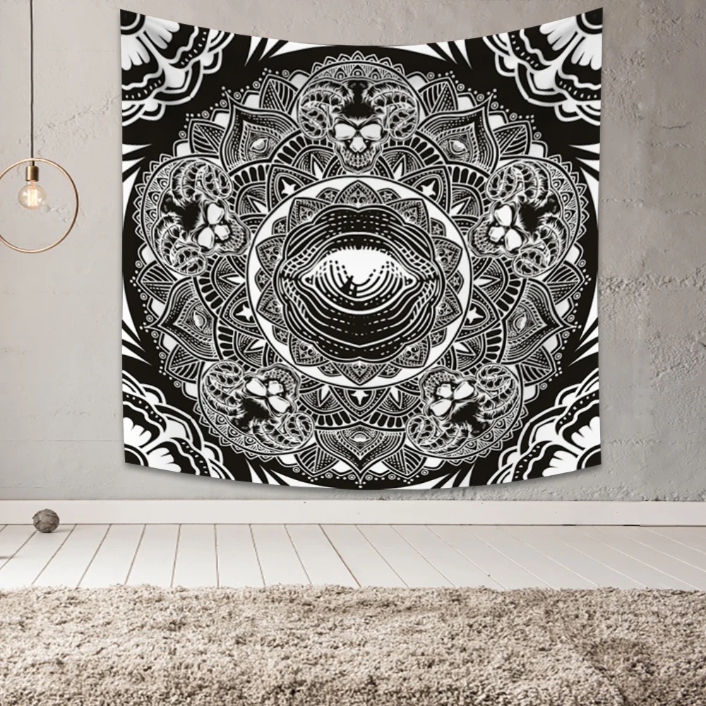 Artwork Banner Sheep Head Room Wall Decoratio Dark And Sinister Themed Medieval Mythical Animal Illustration For Accessories 
Artwork Banner Sheep Head Room Wall Decoratio Dark And Sinister Themed Medieval Mythical Animal Illustration For Accessories