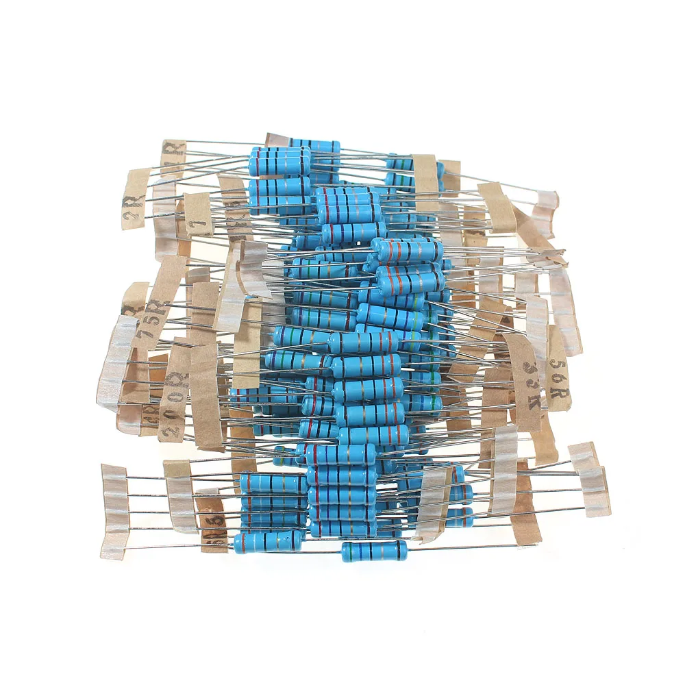 150PCS/Set 2W Metal Film Resistance Set Assortment kit,30 Values*5pcs 0.1R~750R 1% High Precision Set of resistors 10 ohm 15 ohm
150PCS/Set 2W Metal Film Resistance Set Assortment kit,30 Values*5pcs 0.1R~750R 1% High Precision Set of resistors 10 ohm 15 ohm