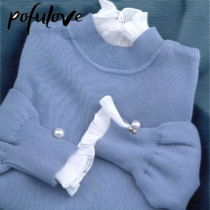 Women's Sweater Thickened Elastic Slim Fit Knitwear Fake Two Piece Casual Comfort Women's Autumn Winter Sweater Wholesale
Women's Sweater Thickened Elastic Slim Fit Knitwear Fake Two Piece Casual Comfort Women's Autumn Winter Sweater Wholesale