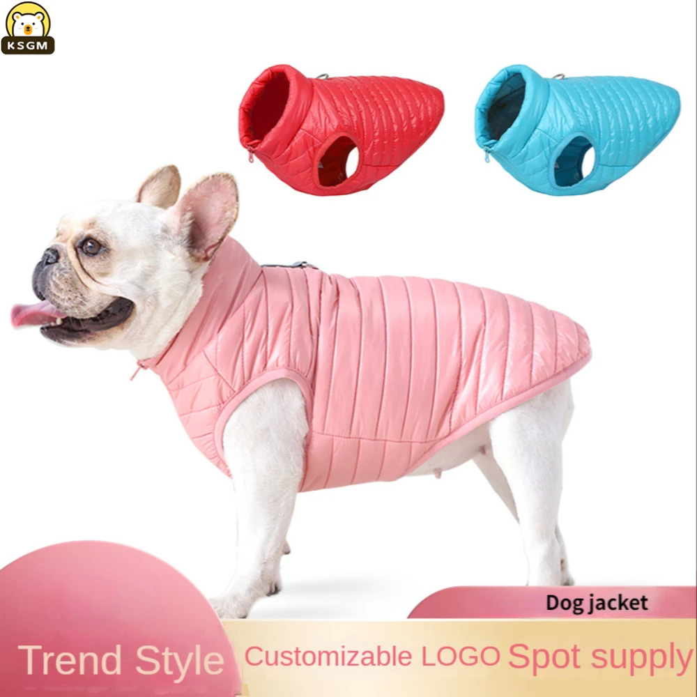 New Dog Clothes Pet Clothes Autumn and Winter Waterproof Warm Down Zipper Dog Coat Manufacturers Spot Cat Clothes
New Dog Clothes Pet Clothes Autumn and Winter Waterproof Warm Down Zipper Dog Coat Manufacturers Spot Cat Clothes