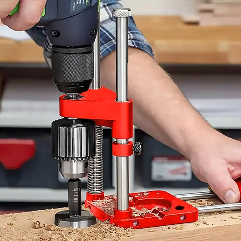 Woodworking Drill Locator Hole Drill Guide Dowel Jig Convenient Labor Saving Alloy Steel carpenter Drilling Template Guide Tool
Woodworking Drill Locator Hole Drill Guide Dowel Jig Convenient Labor Saving Alloy Steel carpenter Drilling Template Guide Tool