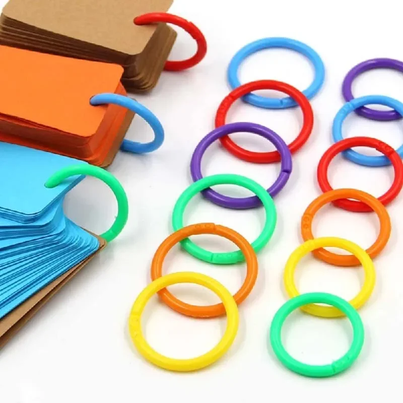 Binding Plastic Albums 15 - Colors Loose-leaf Hoops 50pcs/bag Book Binder 40mm Office Opening Supplie Album Ring Photo
Binding Plastic Albums 15 - Colors Loose-leaf Hoops 50pcs/bag Book Binder 40mm Office Opening Supplie Album Ring Photo