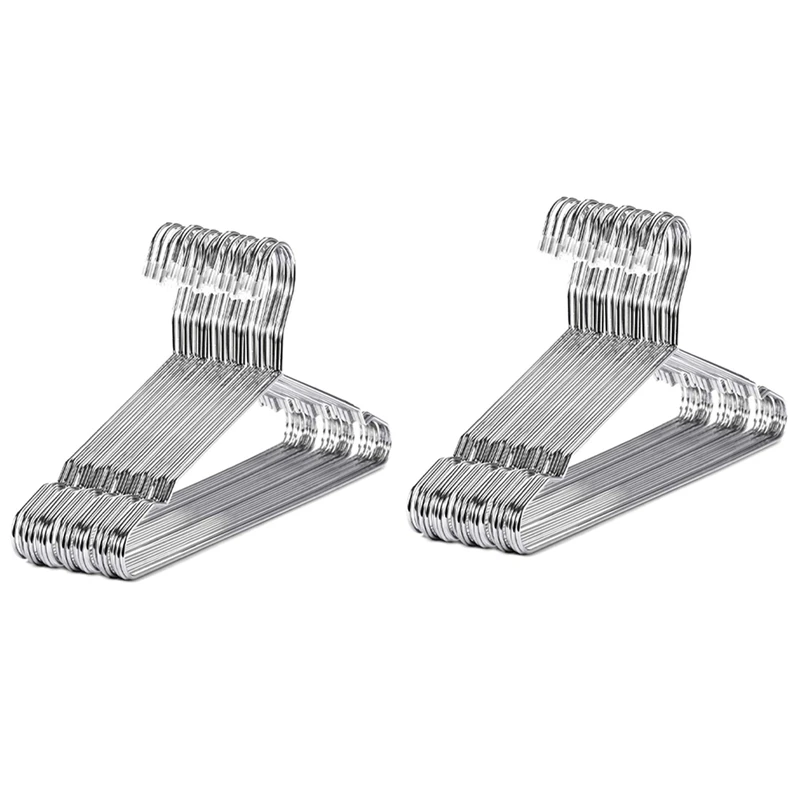 Hangers Stainless Steel 40 Cm 40Pcs Hangers For Clothes Standard Notched Hanger Space Saving
Hangers Stainless Steel 40 Cm 40Pcs Hangers For Clothes Standard Notched Hanger Space Saving