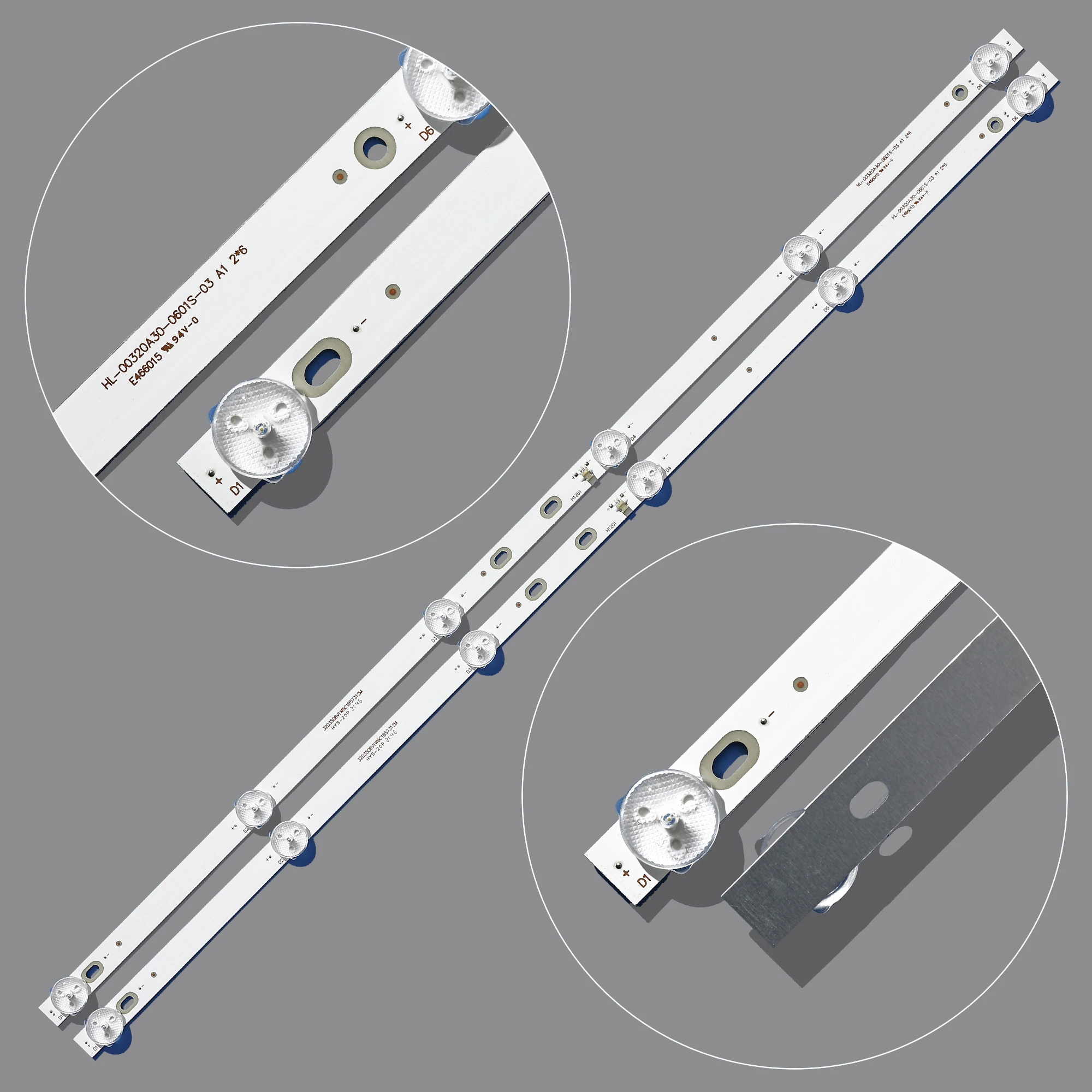 TV's LED Backlight Strips For DEXP H32D7100E H32D71100E Band Ruler HL-00320A30-0601S-07 A1 2*6 HL-00320A30-0601S-03 A1 2*6 Lane
TV's LED Backlight Strips For DEXP H32D7100E H32D71100E Band Ruler HL-00320A30-0601S-07 A1 2*6 HL-00320A30-0601S-03 A1 2*6 Lane