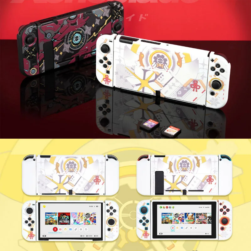 Matte TPU Soft Cover TV Dock Charger Protective Case for Nintendo Switch Oled NS Console Joy-Con Front Back Shell Protector Skin 
Matte TPU Soft Cover TV Dock Charger Protective Case for Nintendo Switch Oled NS Console Joy-Con Front Back Shell Protector Skin