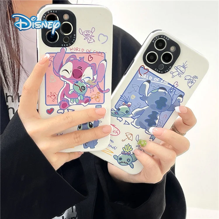 Disney Stitch Cartoon Mobile Phone Case for Iphone 12 11 Pro Max Mini Xr Xs 7 8 Plus Cute Couples Anti-fall Phone Covers
Disney Stitch Cartoon Mobile Phone Case for Iphone 12 11 Pro Max Mini Xr Xs 7 8 Plus Cute Couples Anti-fall Phone Covers