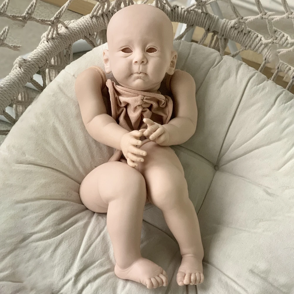 Silicone Baby Reborn Doll DIY Unpainted Closed Eyes Sleeping Full Body Unfinished Soft Doll Blank Toy Gifts for Kids
Silicone Baby Reborn Doll DIY Unpainted Closed Eyes Sleeping Full Body Unfinished Soft Doll Blank Toy Gifts for Kids