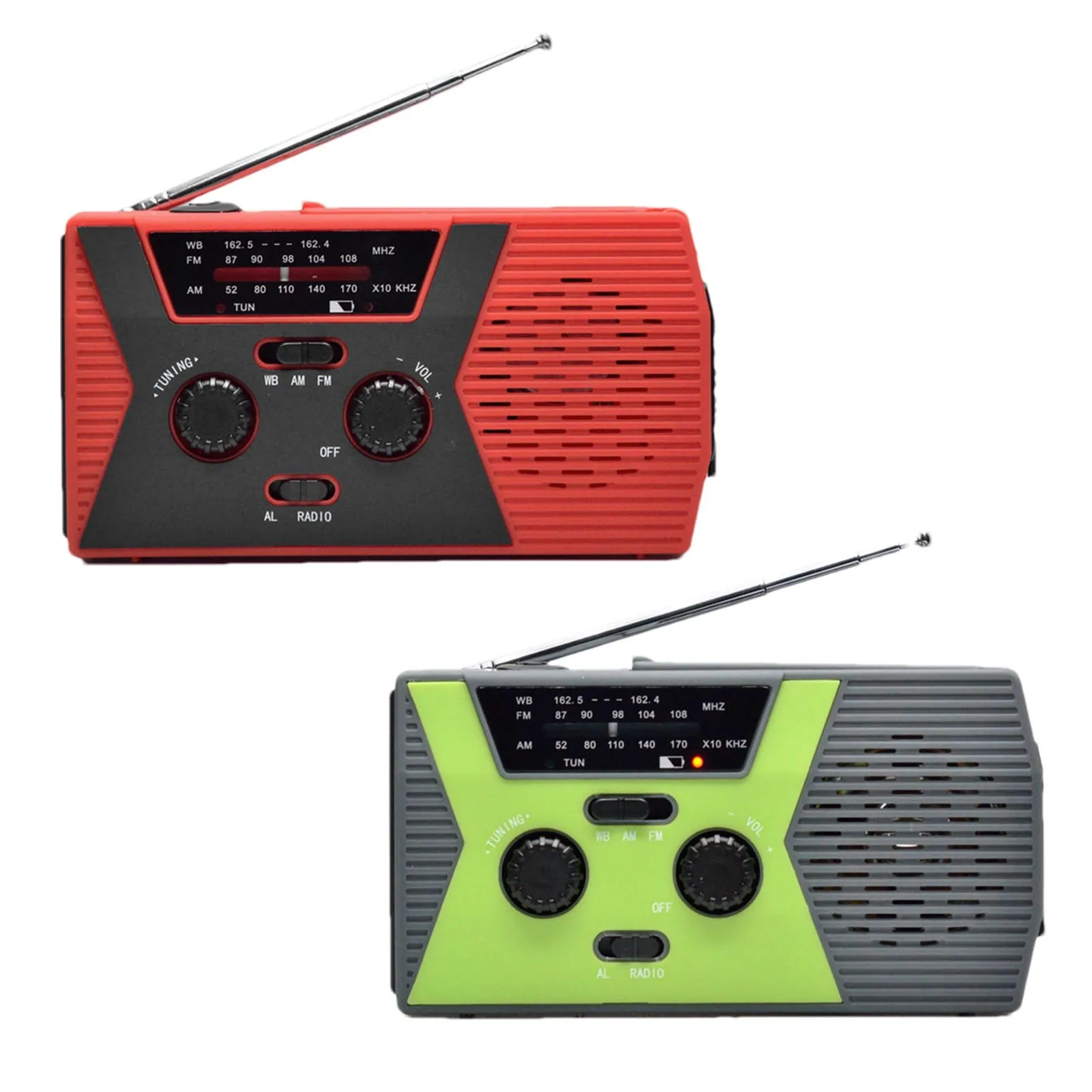 Hand Crank Radio Emergency Weather Radio Solar Hand Crank Radio AM FM NOAA Radios With Flashlight Reading Lamp SOS Alarm
Hand Crank Radio Emergency Weather Radio Solar Hand Crank Radio AM FM NOAA Radios With Flashlight Reading Lamp SOS Alarm