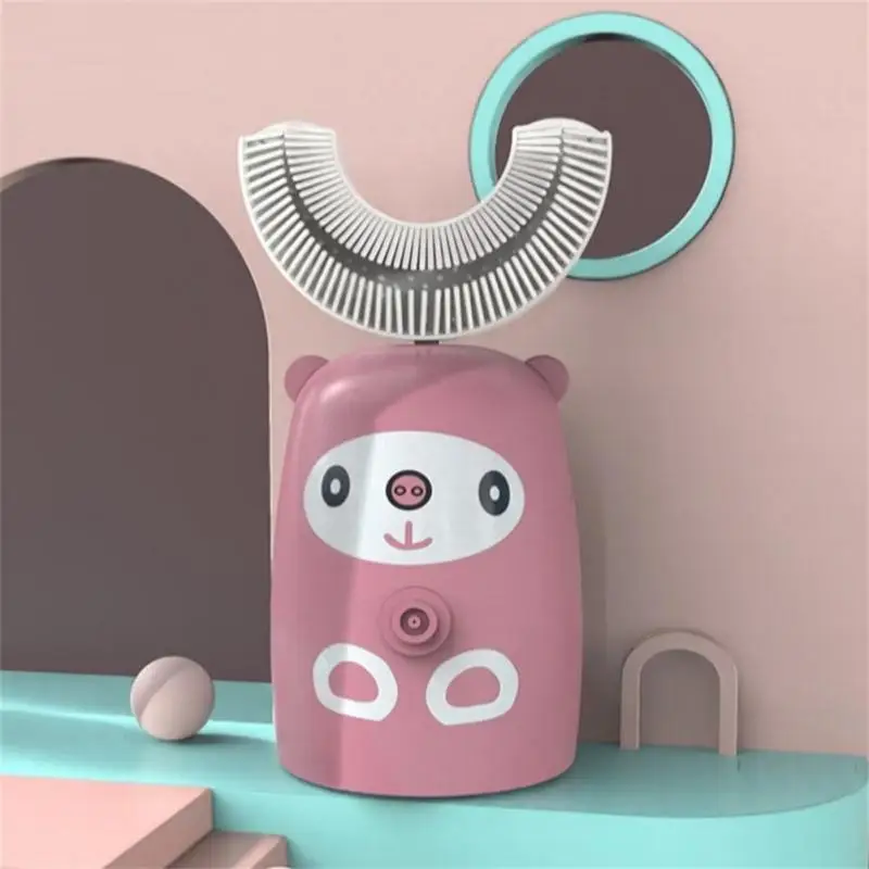 Children's U-shaped Electric Toothbrush Automatic Sonic Baby Brushing Artifact Toddler Brushing Training Toothbrush
Children's U-shaped Electric Toothbrush Automatic Sonic Baby Brushing Artifact Toddler Brushing Training Toothbrush
