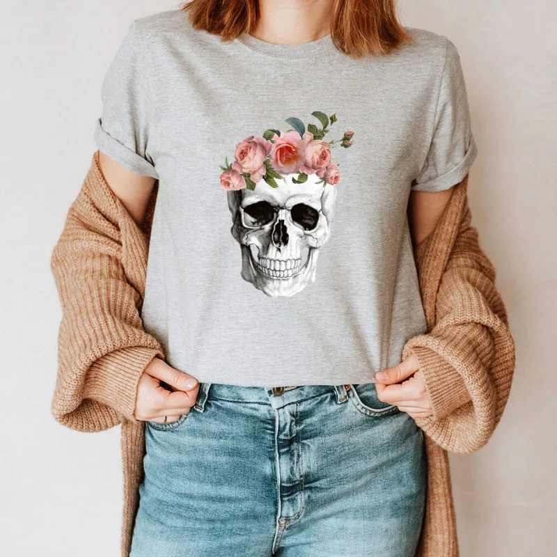 top y2k Women's Large T-shirt Skull O-neck Short Sleeve Women's T-shirt Summer Simple Print Top Casual Fashion Harajuku Clothing
top y2k Women's Large T-shirt Skull O-neck Short Sleeve Women's T-shirt Summer Simple Print Top Casual Fashion Harajuku Clothing