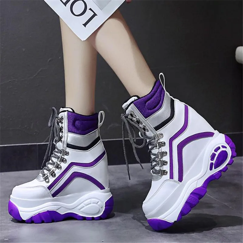 Женские Дизайнерские кроссовки Zapatillas, женская обувь на высокой платформе, увеличивающая рост 11 см, женская зимняя теплая обувь для женщин
Женские Дизайнерские кроссовки Zapatillas, женская обувь на высокой платформе, увеличивающая рост 11 см, женская зимняя теплая обувь для женщин