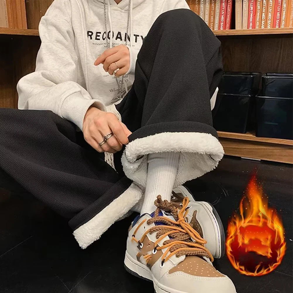 High Quality Joggers Male Sports Pantalon Pants Scrunch Sweatpants Casual Thermal Elastic Thick Lambwool Winter
High Quality Joggers Male Sports Pantalon Pants Scrunch Sweatpants Casual Thermal Elastic Thick Lambwool Winter