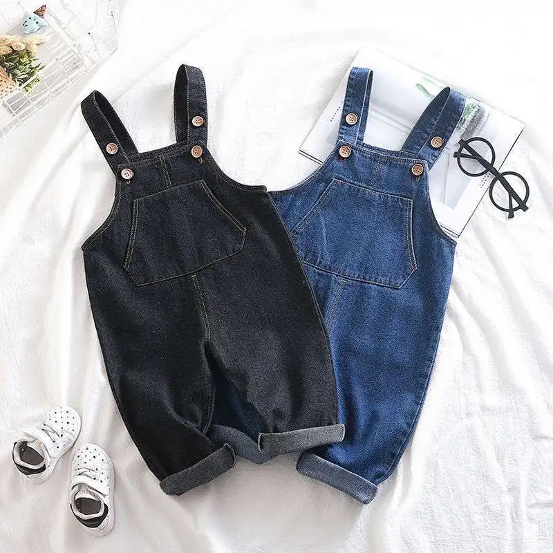 

IENENS Kids Baby Clothes Jumper Boys Girls Dungarees Infant Playsuit Pants Denim Jeans Overalls Toddler Jumpsuit 2 3 4 5 6 Years