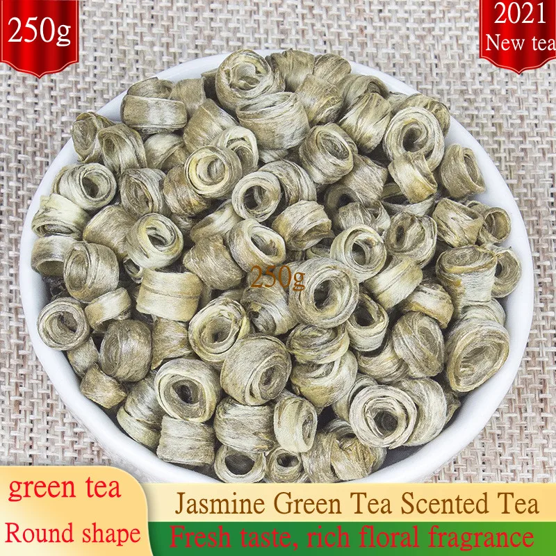 

2022 Chinese Guangxi 3A Moli XiangLuo Flower Tea Jasmine Fragrant Snails for Lose Weight Green Health Care Loss Slimming Tea