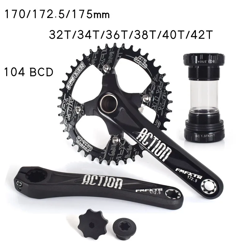Mountain Bicycle Crankset MTB Integrated Fire 170/172.5/175MM Pedivela Suspension Bike 29inch Parts Crown BCD 104mm Crank
Mountain Bicycle Crankset MTB Integrated Fire 170/172.5/175MM Pedivela Suspension Bike 29inch Parts Crown BCD 104mm Crank