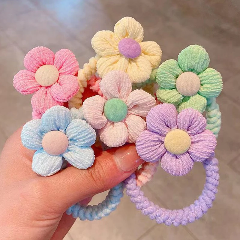 Light Color Diameter 6cm Big Fold Flower Elastic Hair Band For Girl Children Cloth Cute Kawaii Ponytail Rubber Teis Fashion
Light Color Diameter 6cm Big Fold Flower Elastic Hair Band For Girl Children Cloth Cute Kawaii Ponytail Rubber Teis Fashion