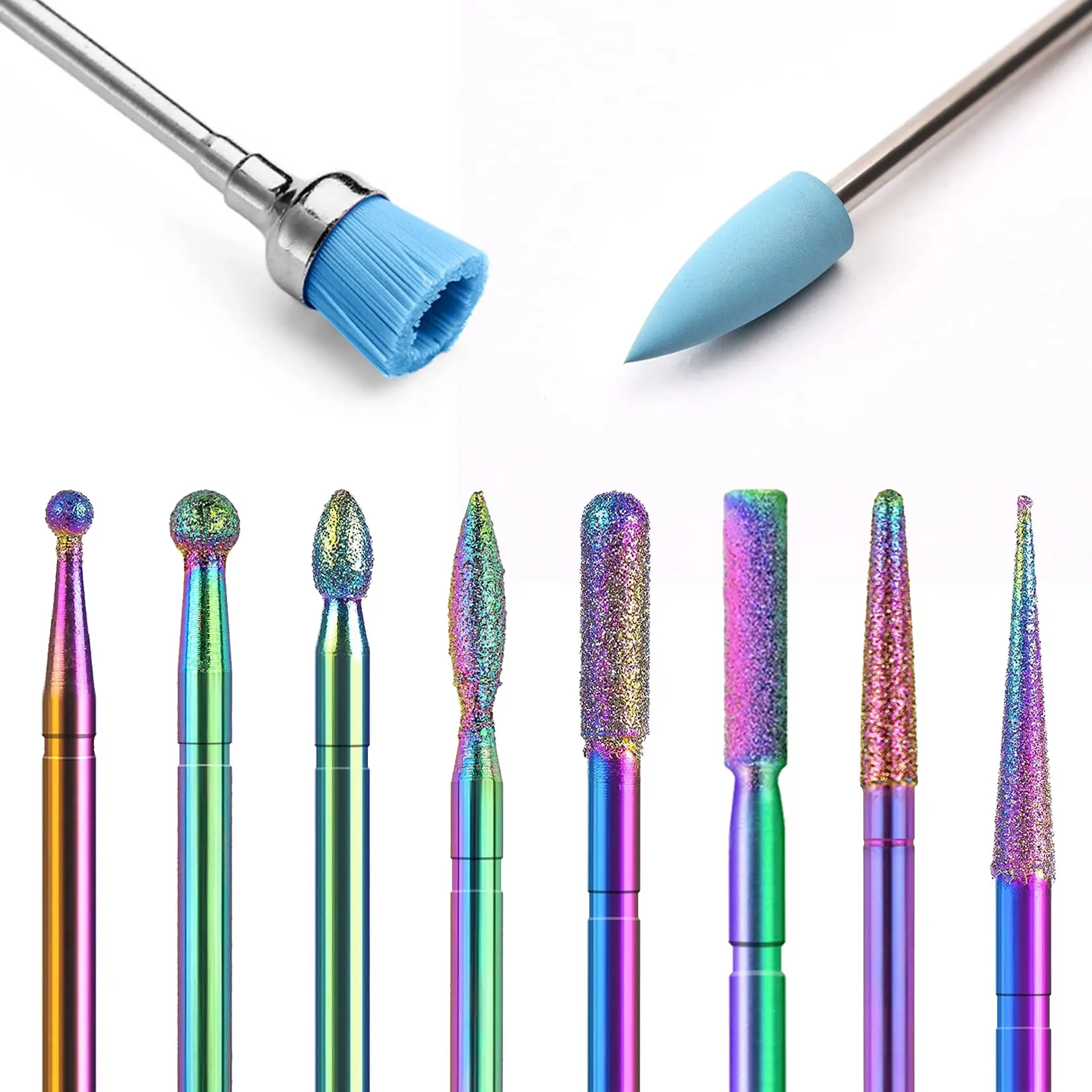 Professional Nail Drill Bits Set 3/32'' Diamond Cuticle Remover Manicure Drill Bit for Nails Rotary Burrs for Nail Art DIY 
Professional Nail Drill Bits Set 3/32'' Diamond Cuticle Remover Manicure Drill Bit for Nails Rotary Burrs for Nail Art DIY