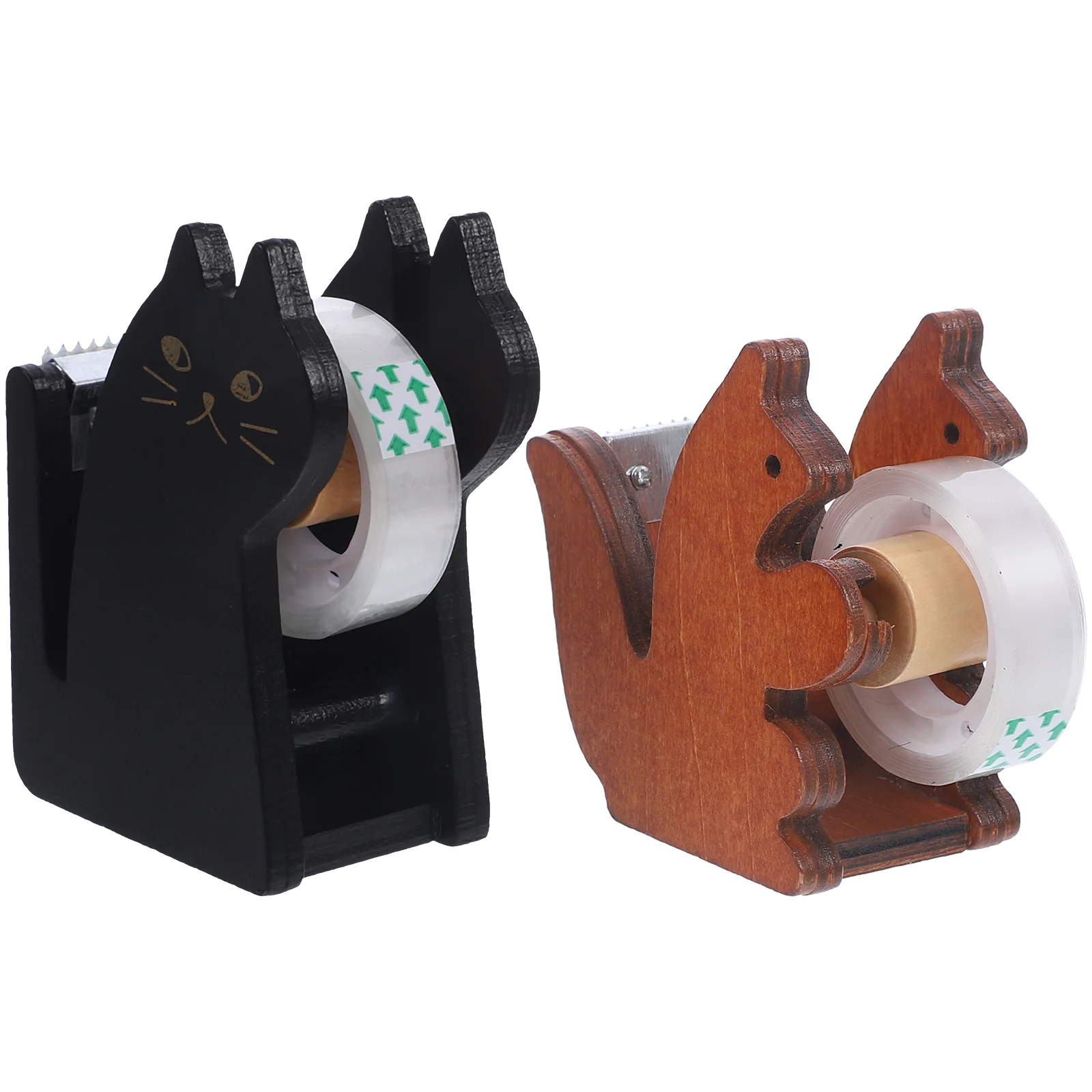 2Pcs Tape Dispenser Desk Tape Holder Wooden Tape Dispensing Stand Animal Shaped Tape Dispenser
2Pcs Tape Dispenser Desk Tape Holder Wooden Tape Dispensing Stand Animal Shaped Tape Dispenser