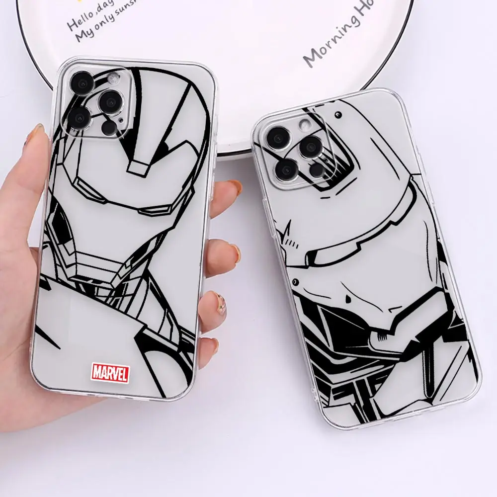 Marvel Hero Iron Man Comics Clear Phone Case For Apple iPhone 14 13 12 11 Pro Max 7 8 X XS XR SE 2020 2021 Plus Max Cover Fundas
Marvel Hero Iron Man Comics Clear Phone Case For Apple iPhone 14 13 12 11 Pro Max 7 8 X XS XR SE 2020 2021 Plus Max Cover Fundas