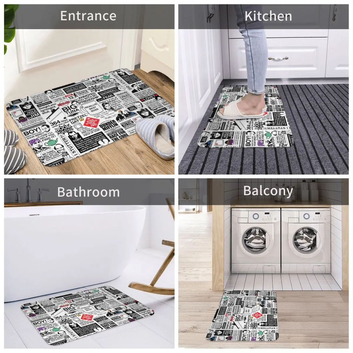 Bath Mat Wise Words From The Office Decor 3D Rug Carpet Doormat Non-slip Entrance Living Room Home Kitchen Dust Bathroom Balcony
Bath Mat Wise Words From The Office Decor 3D Rug Carpet Doormat Non-slip Entrance Living Room Home Kitchen Dust Bathroom Balcony