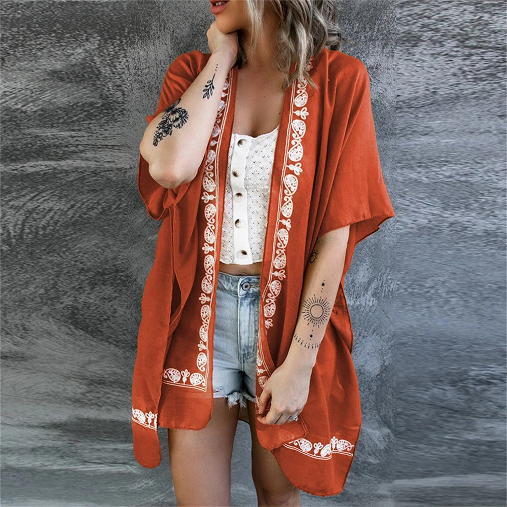Women's Clothes 2022 New Summer Shirt Beach Dress Oversized Casual Vacation Outing Beachwear Lady Printed Swimwear Beach Tunics
Women's Clothes 2022 New Summer Shirt Beach Dress Oversized Casual Vacation Outing Beachwear Lady Printed Swimwear Beach Tunics