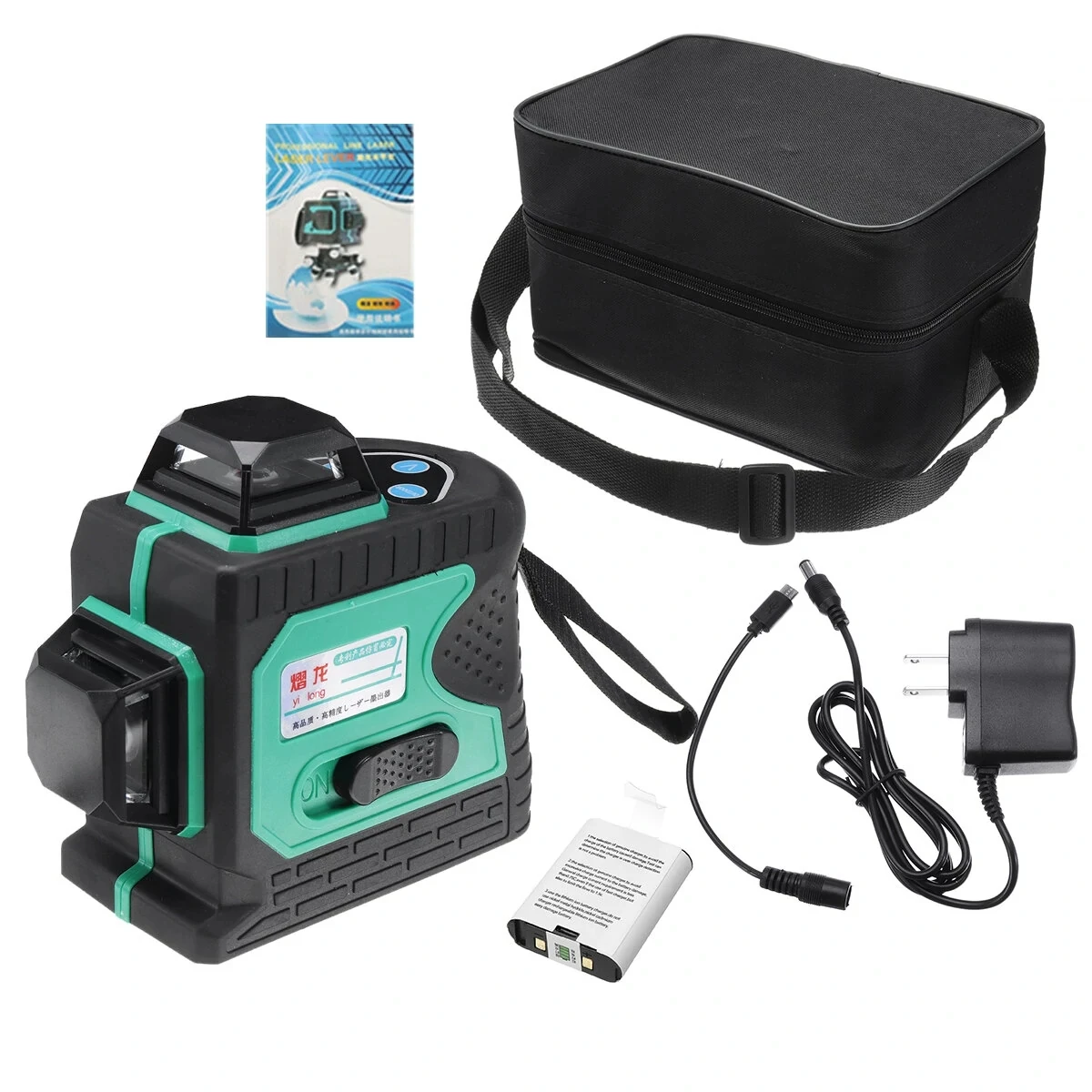 3D Green Auto Laser Level 12 Lines 360° Horizontal & Vertical Cross Build Tool Measuring Tools
3D Green Auto Laser Level 12 Lines 360° Horizontal & Vertical Cross Build Tool Measuring Tools