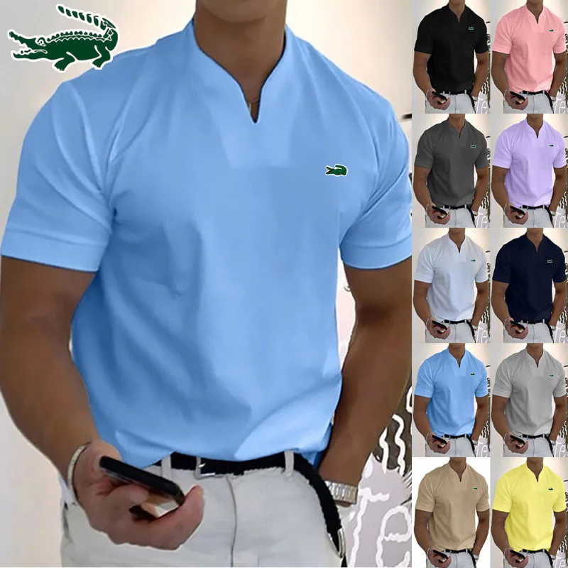 High Quality Men's Cotton Spring/Summer New POLO Shirt T-shirt Business Leisure Sports Large V-Neck Short Sleeve T-shirt S-5XL
High Quality Men's Cotton Spring/Summer New POLO Shirt T-shirt Business Leisure Sports Large V-Neck Short Sleeve T-shirt S-5XL