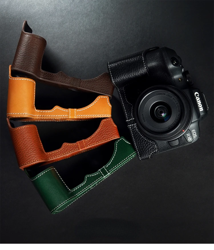 Camera Genuine Leather Cowhide Bag Body Case For Canon EOS R10 EOSR10 Protective Sleeve Box Base Skin Shell Handwork Photo
Camera Genuine Leather Cowhide Bag Body Case For Canon EOS R10 EOSR10 Protective Sleeve Box Base Skin Shell Handwork Photo