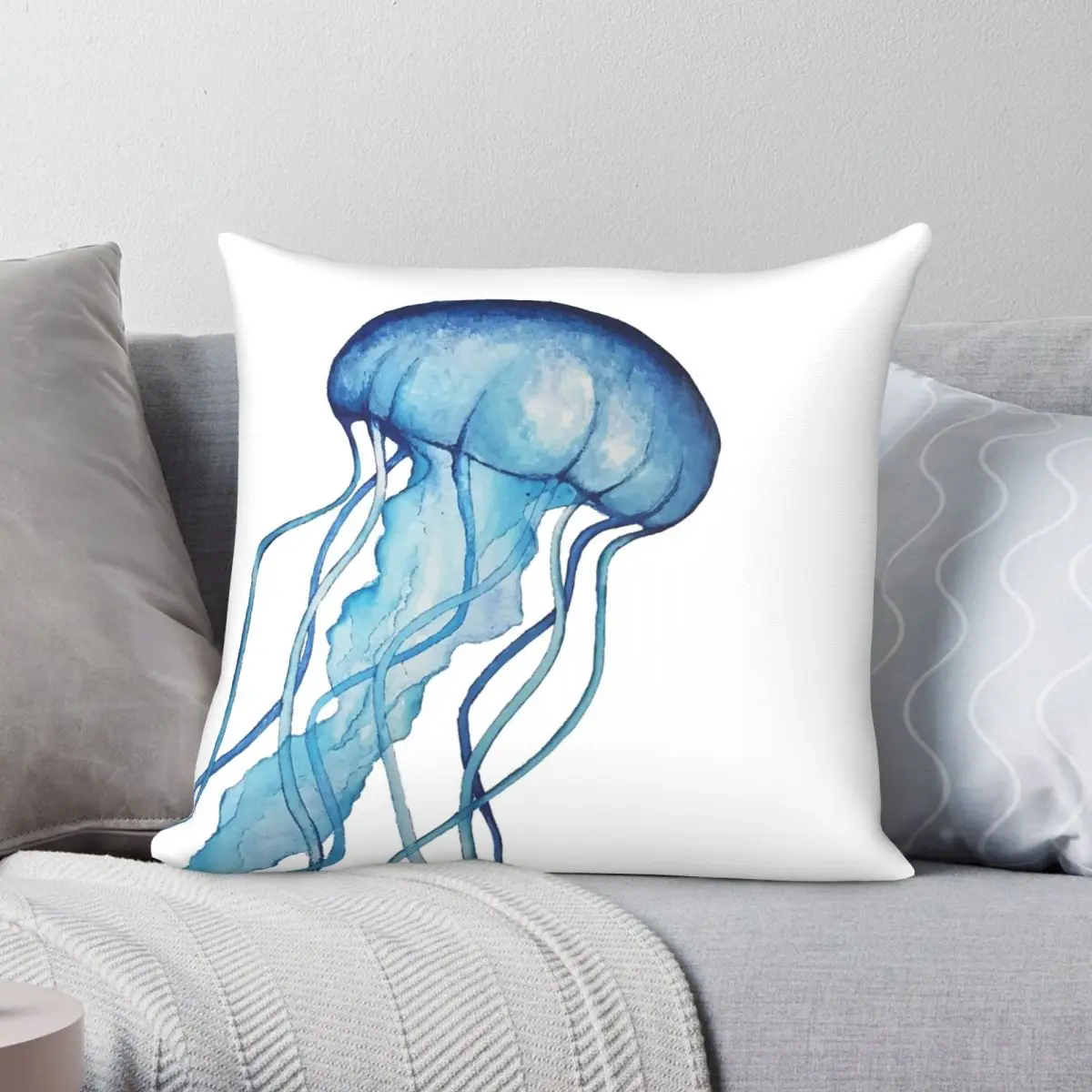 Watercolor Jellyfish Pillowcase Polyester Linen Velvet Pattern Zip Decor Throw Pillow Case Car Cushion Cover
Watercolor Jellyfish Pillowcase Polyester Linen Velvet Pattern Zip Decor Throw Pillow Case Car Cushion Cover