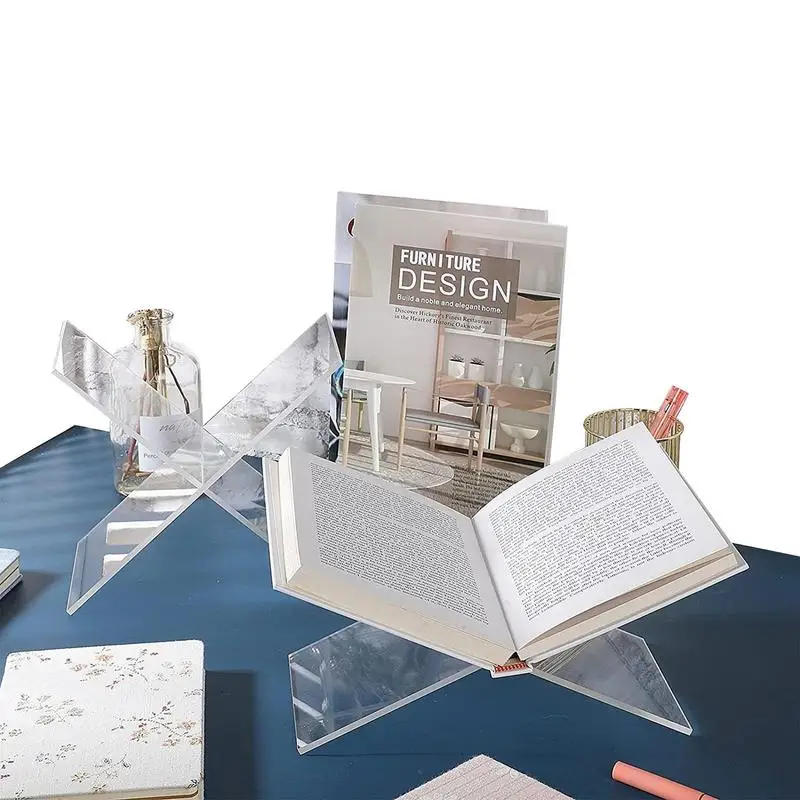 Acrylic Reading Stand For Open Books X Shape Transparent Book Display Holder Book Stands For Display Favourite Books Artworks
Acrylic Reading Stand For Open Books X Shape Transparent Book Display Holder Book Stands For Display Favourite Books Artworks
