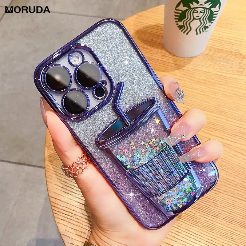 Glitter Quicksand Cup Case for iPhone 13 Pro Max 14 Pro 12 11 15 Clear Camera Film Protector Phone Cover For iPhone 14 Pro Max
Glitter Quicksand Cup Case for iPhone 13 Pro Max 14 Pro 12 11 15 Clear Camera Film Protector Phone Cover For iPhone 14 Pro Max