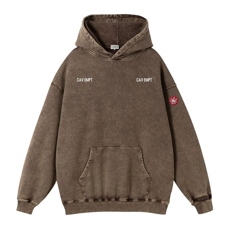 CAVEMPT C.E High Street Retro Washing Water Make Old Men's And Women's Hoodie Wax Dyeing Casual Fashion Pocket Top
CAVEMPT C.E High Street Retro Washing Water Make Old Men's And Women's Hoodie Wax Dyeing Casual Fashion Pocket Top