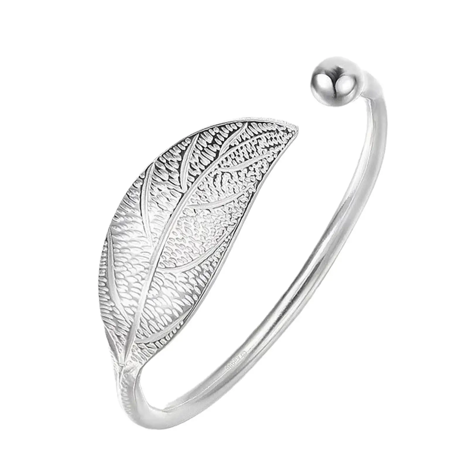 New Silver Leaf Cuff Bangle Bracelet Women Elegant Leaf Shaped Open Bracelet Adjustable for Woman Girls Charm Party Jewelry Gift
New Silver Leaf Cuff Bangle Bracelet Women Elegant Leaf Shaped Open Bracelet Adjustable for Woman Girls Charm Party Jewelry Gift