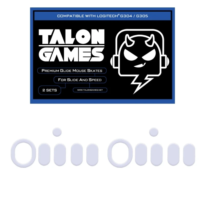 2Sets TALONGAMES Mouse Feet Mouse Skates Stickers Pad Rounded Glides Curved Edge Mouse Feet for Logitech G304 G305 Mice
2Sets TALONGAMES Mouse Feet Mouse Skates Stickers Pad Rounded Glides Curved Edge Mouse Feet for Logitech G304 G305 Mice