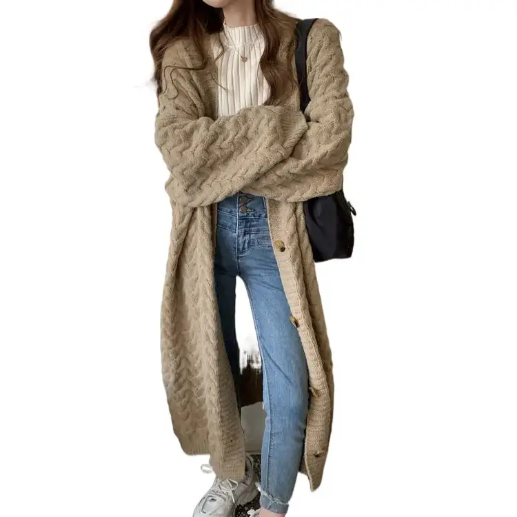 Korea thick hemp lazy wind coat autumn winter super long money add thick cardigan sweater coat female
Korea thick hemp lazy wind coat autumn winter super long money add thick cardigan sweater coat female