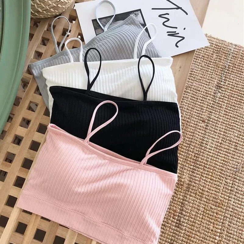 Women Casual Comfortable Strap Tank Tops Casual Chest Wrap Bandeau Sexy Crop Tops Female Fashion Solid Color Tube Top
Women Casual Comfortable Strap Tank Tops Casual Chest Wrap Bandeau Sexy Crop Tops Female Fashion Solid Color Tube Top
