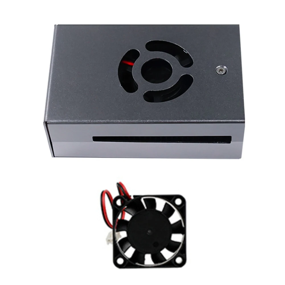 

For Rising Sun X3 Pi Development Board Case Main Control Chassis with Cooling Fan Without Antenna Dust Protection Shell