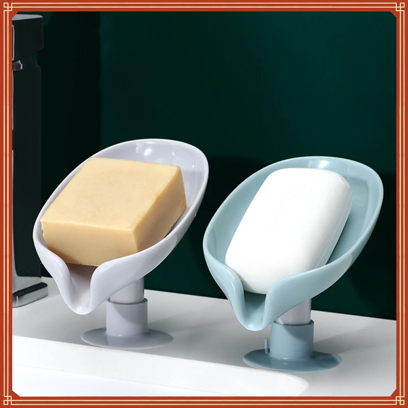 Leaf Shape Suction Cup Soap Dish With Drain Water Bathroom Shelf For Kitchen Sponge Holder Water-free Storage Box
Leaf Shape Suction Cup Soap Dish With Drain Water Bathroom Shelf For Kitchen Sponge Holder Water-free Storage Box