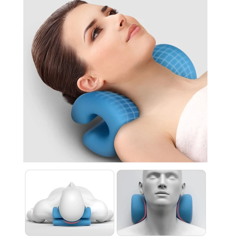 Neck & Shoulder Stretcher Chiropractic Cervical Relaxer Traction Device Pillow for Cervical Pain Relief Spine Alignment
Neck & Shoulder Stretcher Chiropractic Cervical Relaxer Traction Device Pillow for Cervical Pain Relief Spine Alignment